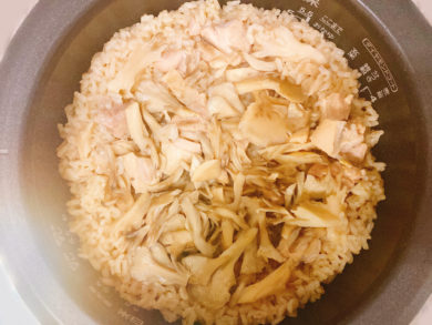 鶏肉とねぎの炊き込みご飯おいしいレシピ鰹節屋・だし屋、ヤマキ