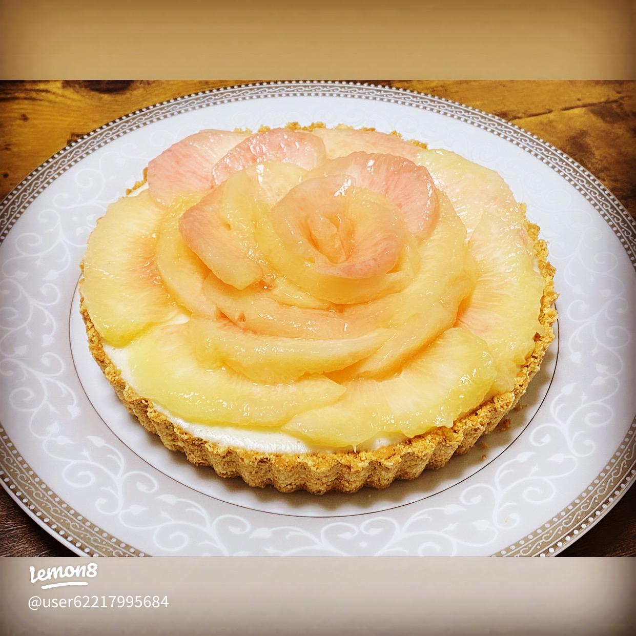 Mother Moon Café - マザームーンカフェ桃×アールグレイのごちそうタルト