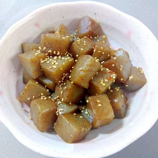 こんにゃくの甘辛煮 雷こんにゃくby なっち船長クックパッド簡単おいしいみんなのレシピが392万品