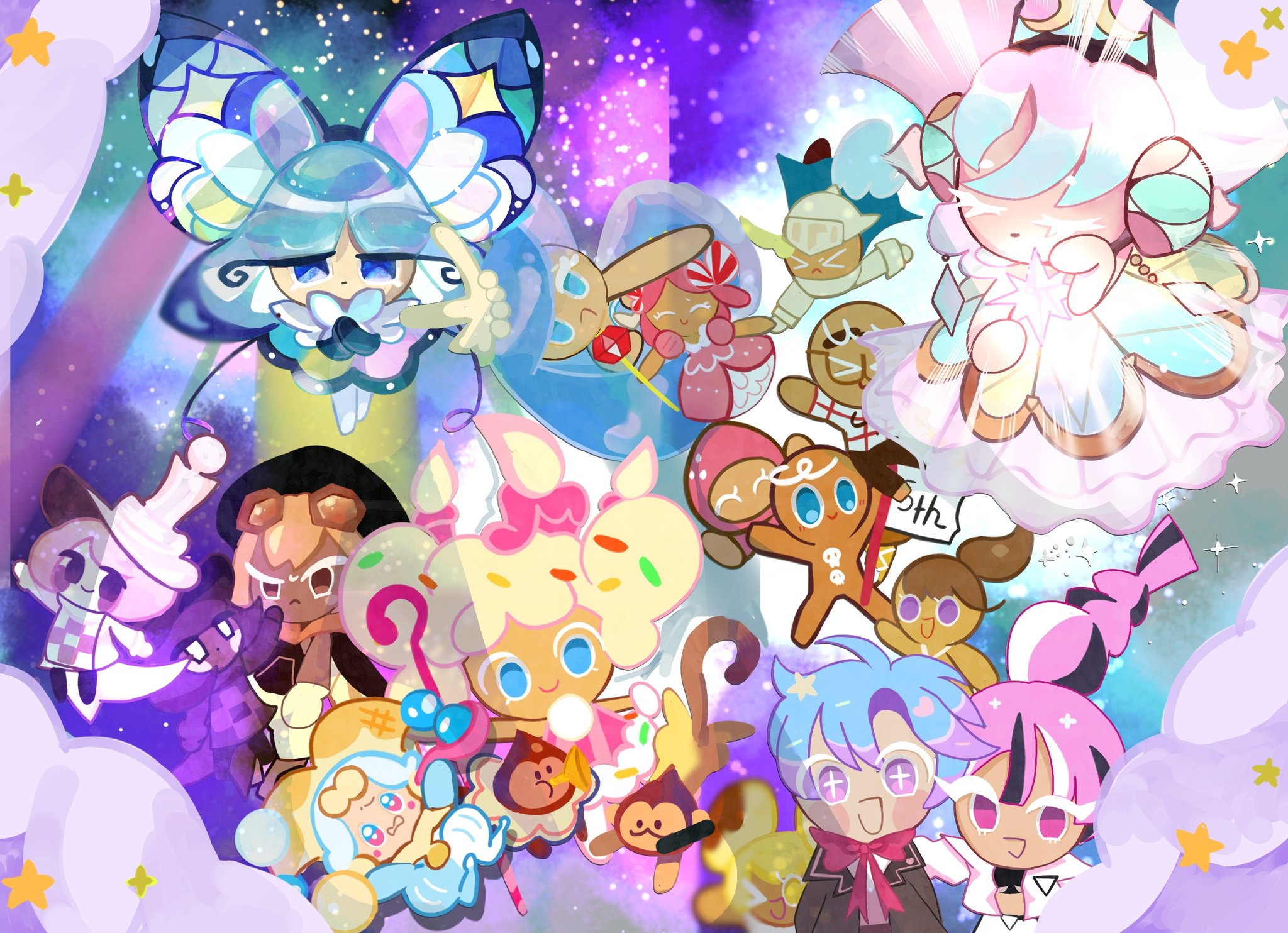 クッキーラン：オーブンブレイク - チョコクッキー全員集合❗ この中で一番好きなチョコクッキーをコメントで教えてね😊Facebook