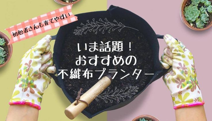 ルーツポーチ 不織布プランター鉢 13サイズ選び方と使い方