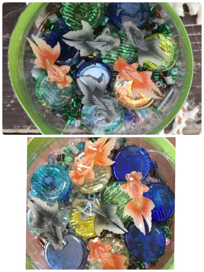 暗闇で光る レジンdeアクアリウム♪ 人気講座♪田中 玲美