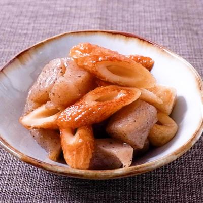 糸こんにゃくとちくわのきんぴら炒めみいちゃんの作り置きブログ