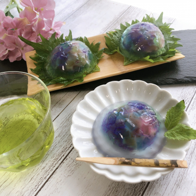 水信玄の作り方☆材料3つで簡単！プルプルもっちり不思議な食感♪アガー・粉寒天・粉ゼラチンで比較しました☆-How to makeMizushingen- 料理研究家ゆかり