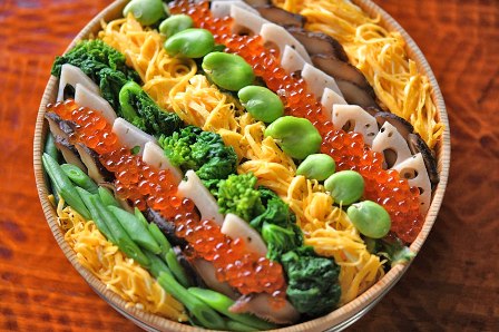 ちらし寿司の作り方☆彩り華やかで具沢山♪パラっとした酢飯・錦糸卵のコツや盛りつけ方などご紹介します☆-How to make chirashisushi- 料理研究家ゆかりたまごソムリエ友加里