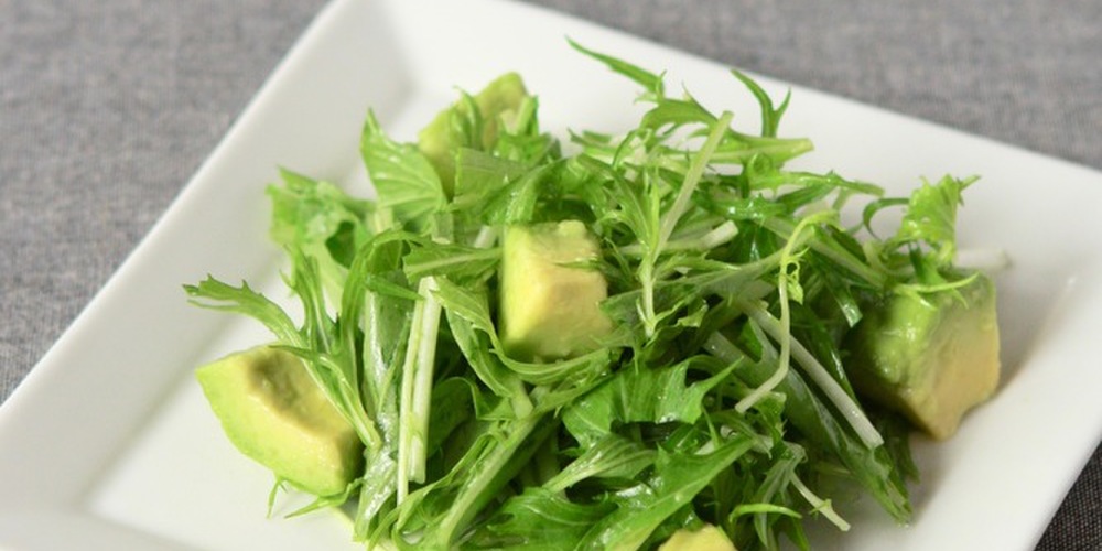 水菜とツナのマヨあえ