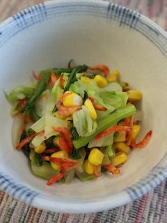 つけ合わせに！コーンとキャベツのコールスロー 副菜 レシピ・作り方 - E・レシピ