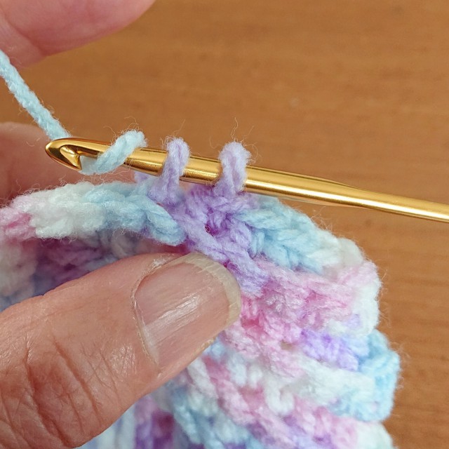 毛糸で編むバラのアクリルたわしの作り方Craftie Style