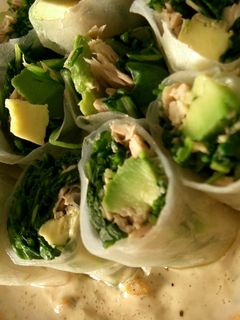 絶品ルッコラの生春巻き