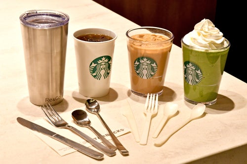 スタバ、ストロー不要のふた導入 北米6都市で - WSJ