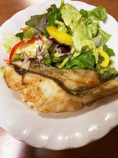 鱈のバター醤油ムニエル