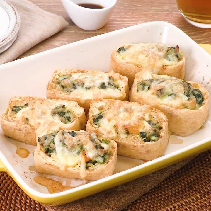 トースターでできる「油揚げ」の作り置きおかずレシピ5選！簡単でメインにもなる一品4yuuu