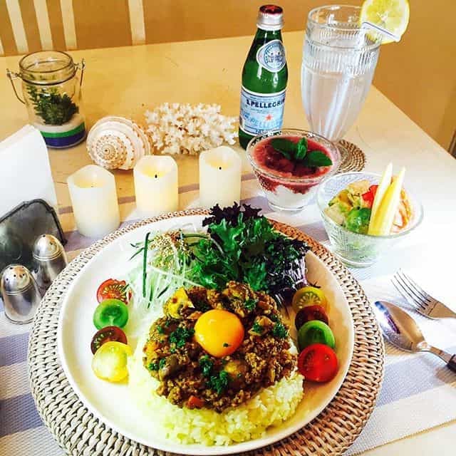 盛り付けアイデアはインスタから！フォトジェニックなカレーライスおうちごはん