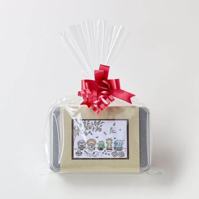 透明袋を使ったクッキー缶のラッピングラッピングcotta＊コッタ