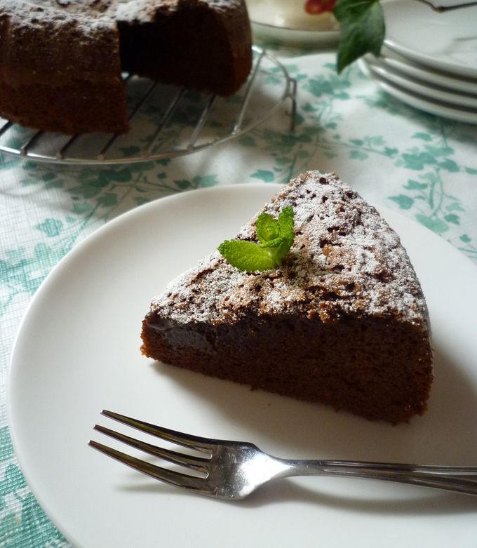 材料2つ！しっとりガトーショコラ