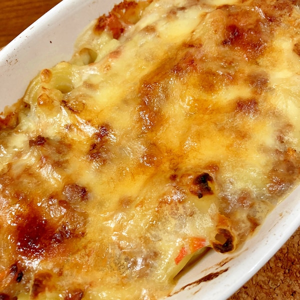 食べごたえばっちり！「じゃがいも×ひき肉のグラタン」レシピフーディストノート