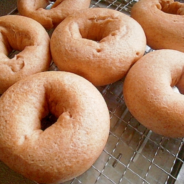 プレーンベーグルきちんとレシピフードソムリエ