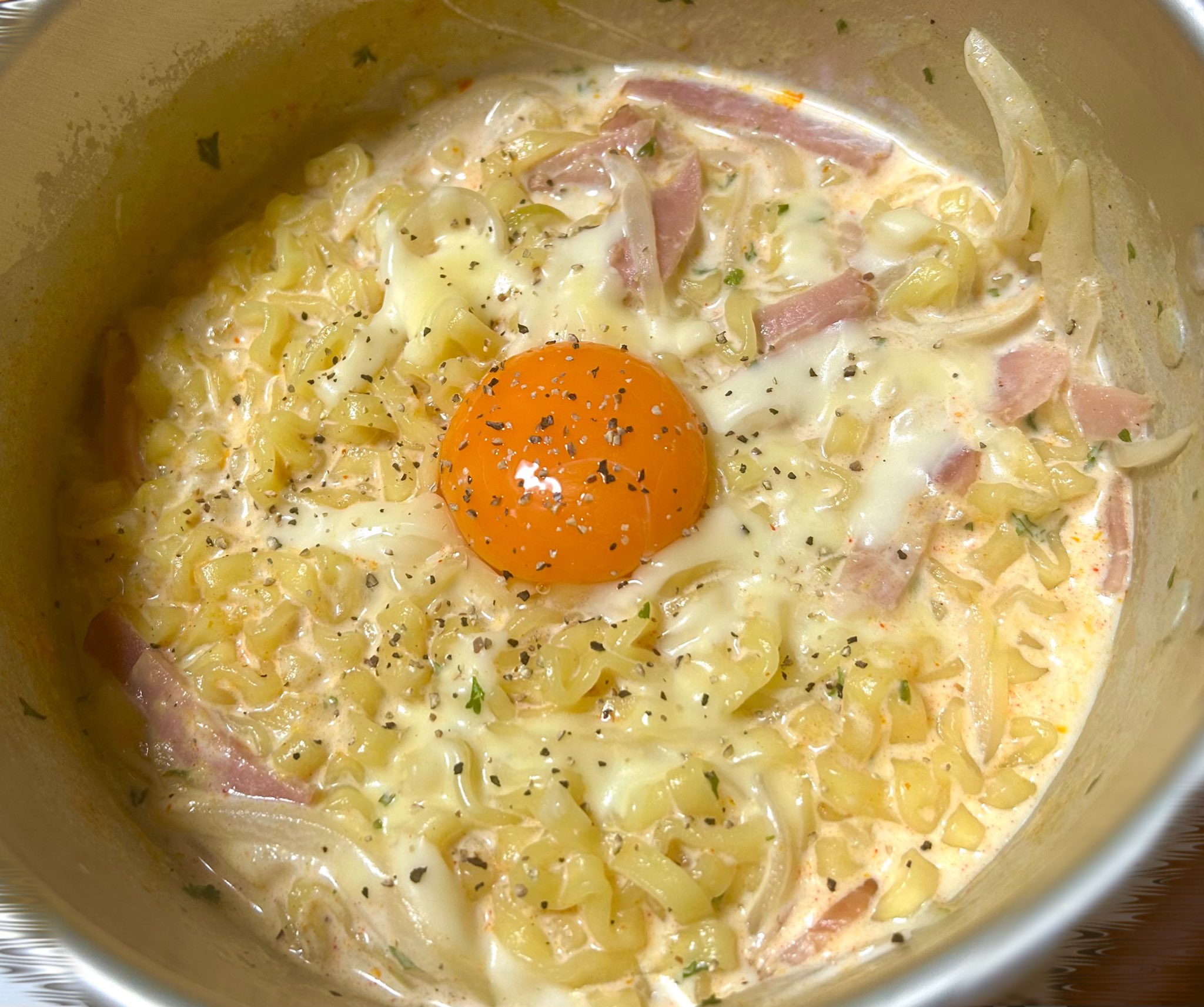 カルボプルダックポックンミョンのアレンジ