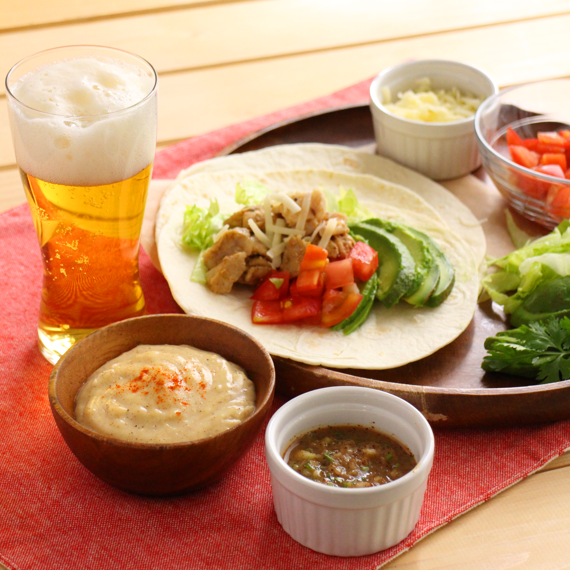 サルサソースかんたんレシピ桃屋