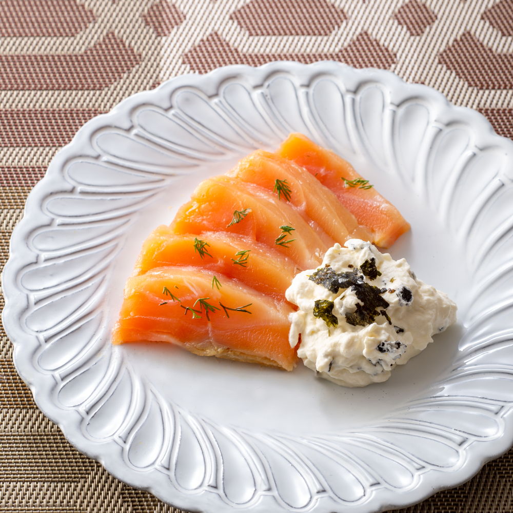 サーモンのレモンマリネ