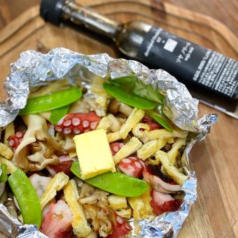 キノコのホイル焼き☆バター醤油