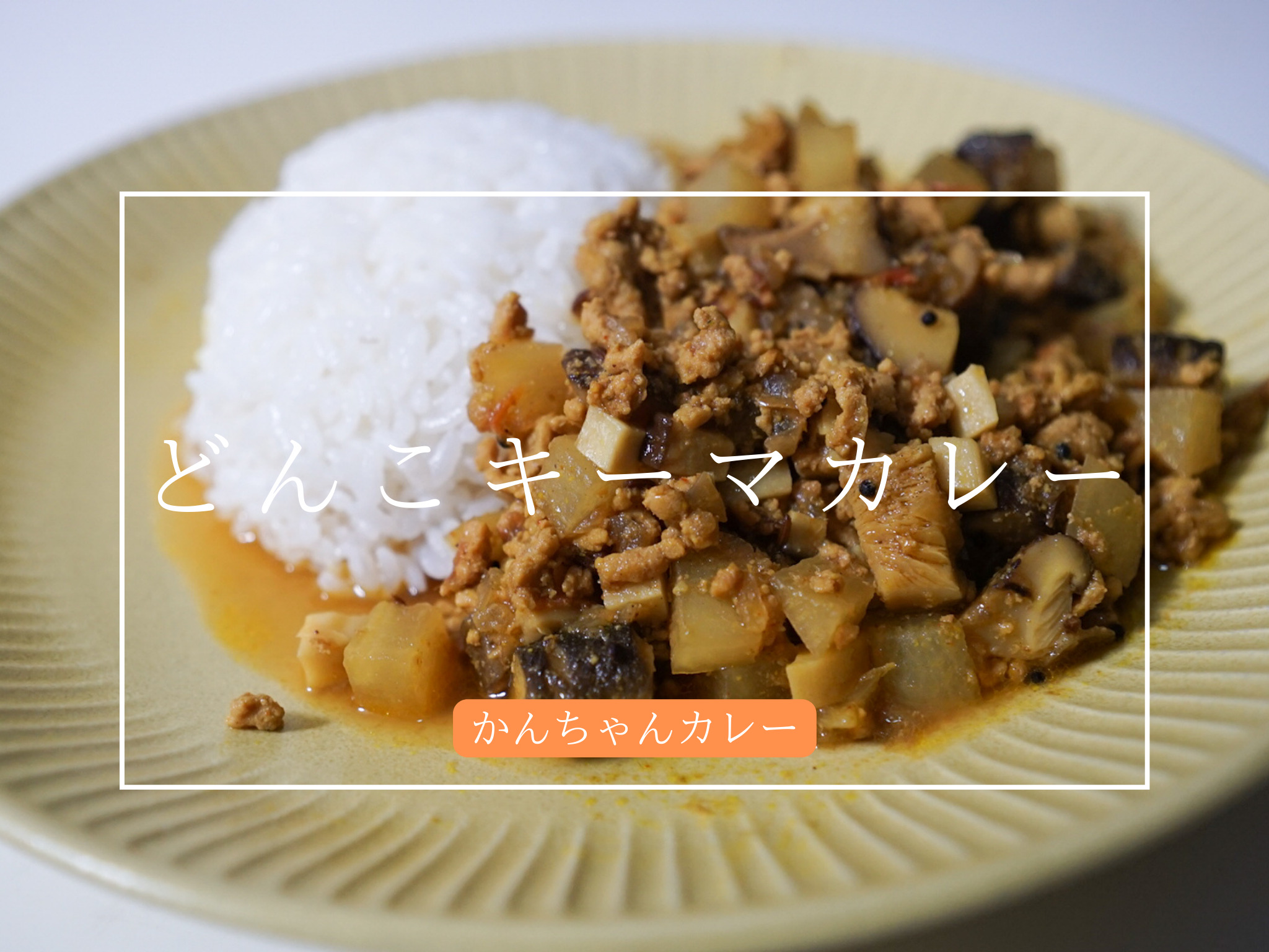 だしが決め手！和風スパイスカレー丼