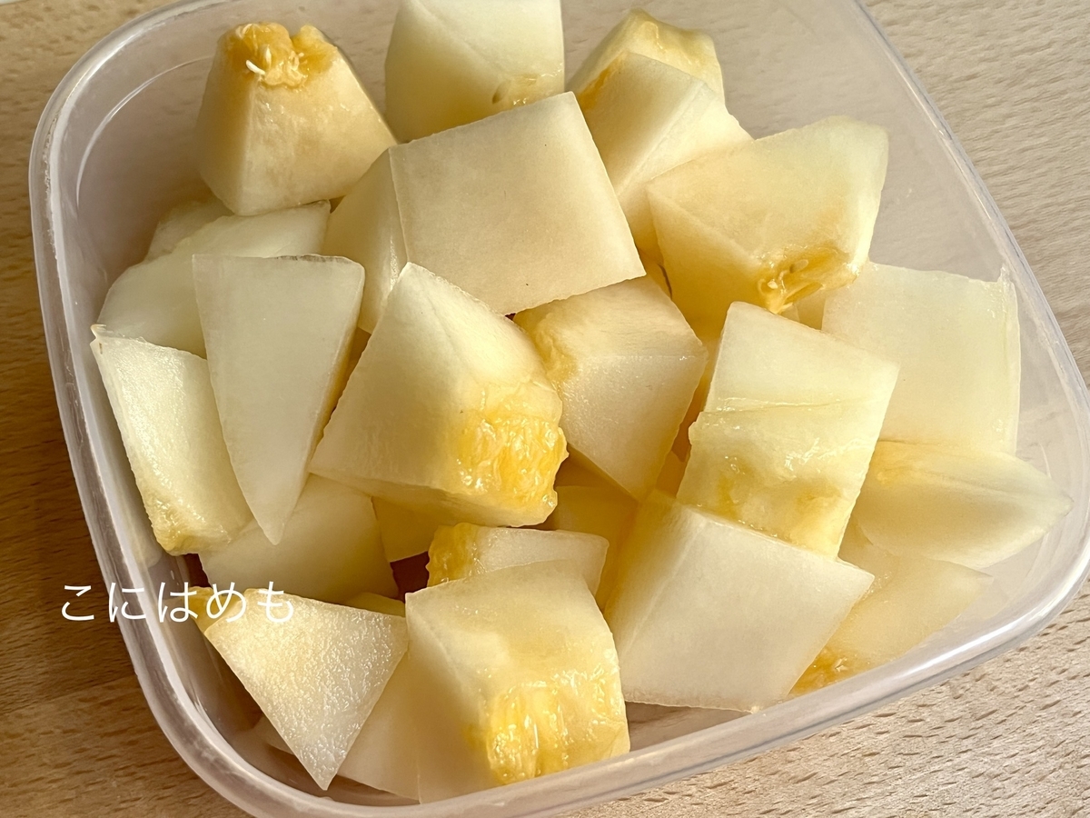 カナリアメロンフルーツフードPremium写真