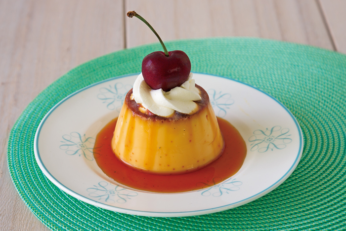 オーブンと蒸し器は使わない！練乳カスタードプリンのレシピ