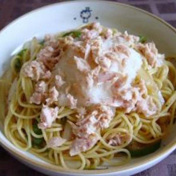 すぐ出来て美味しい♪和風ツナおろしパスタ 10分でできる
