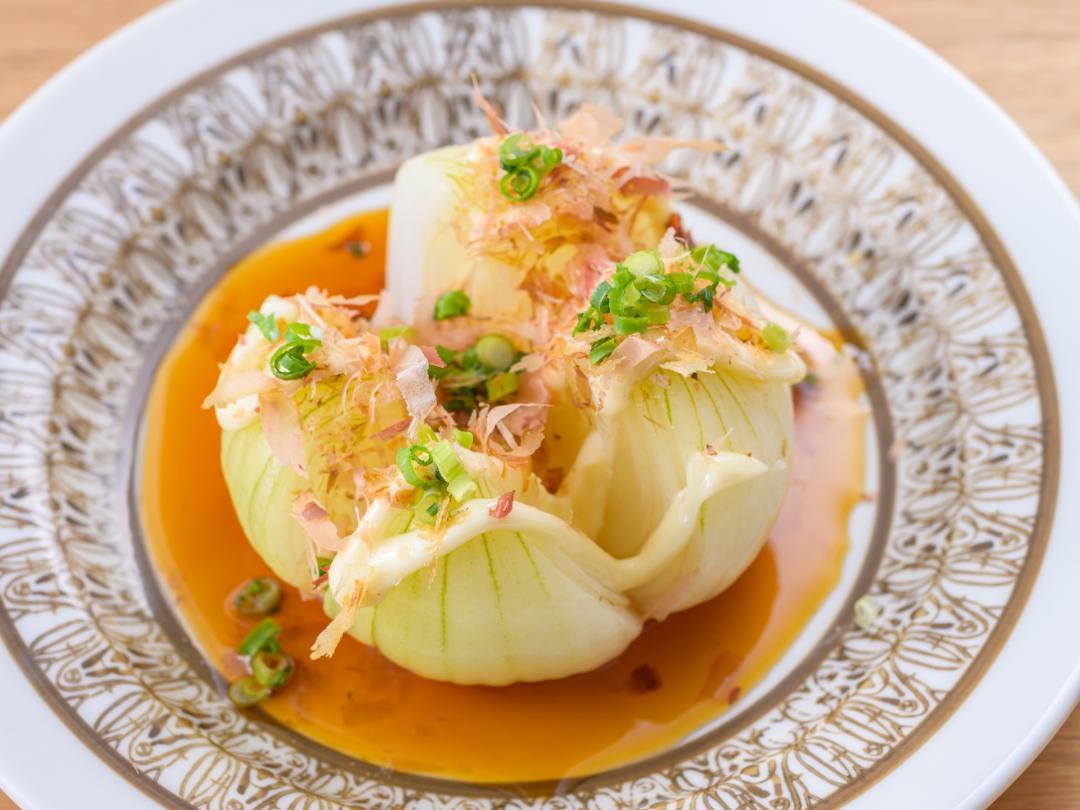 超簡単★レンジでチンっ！丸ごと新たまねぎ