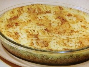じゃがいもとひき肉のグラタン風