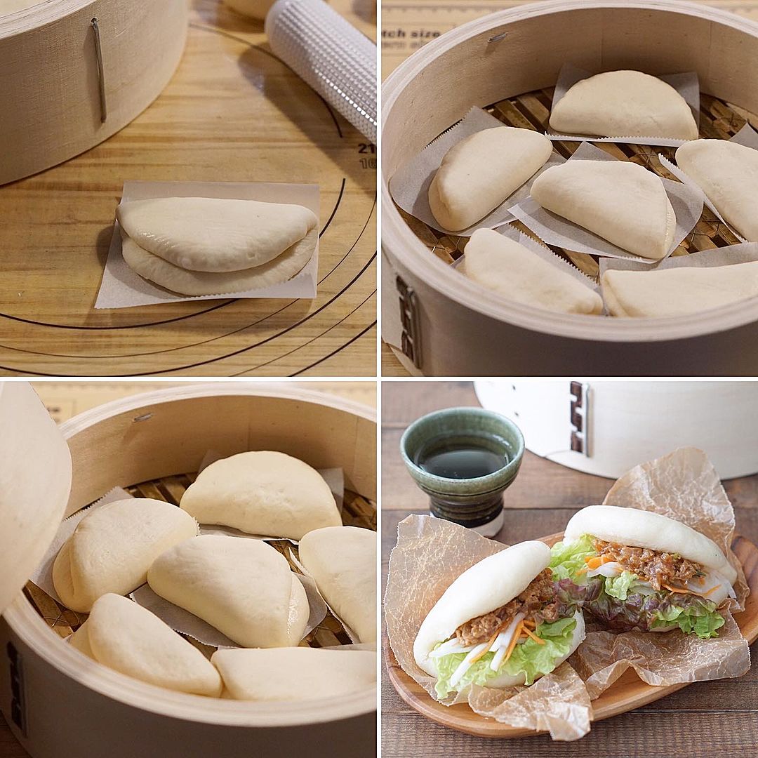 米粉の皮でもっちもち！小籠包風蒸団子