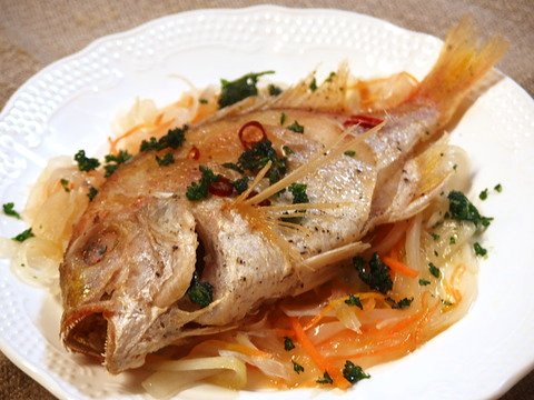 フライパンで作る！連子鯛の煮つけ