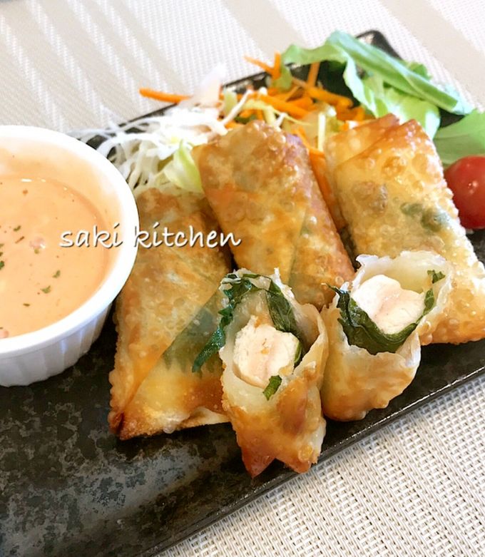 鶏ささみ 春巻き 大葉なしTikTok