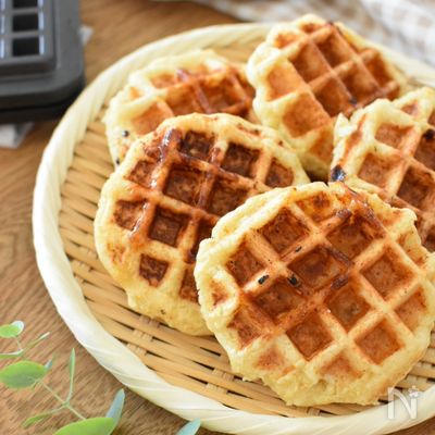 ホケミで簡単♪お店みたいなアメリカンワッフル