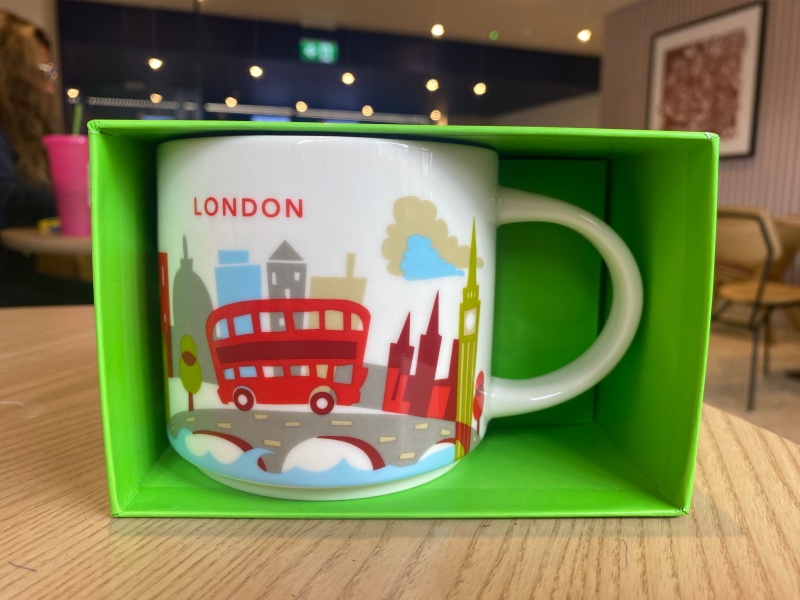 新品未使用 スターバックス マグカップ イギリス ロンドンでもスタバマグ転妻LIFE 大阪→東京