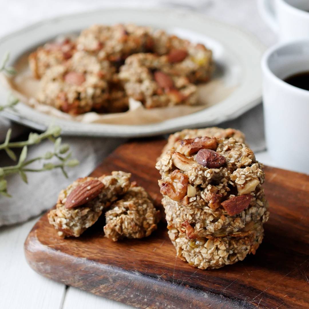 トースターでかんたんオートミールとバナナで作るヘルシーなオヤツ＃オートミール オーブントースターでおやつ