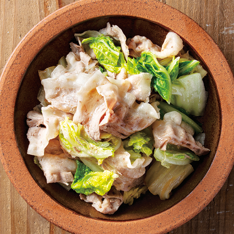 豚こまと白菜の中華風炒め