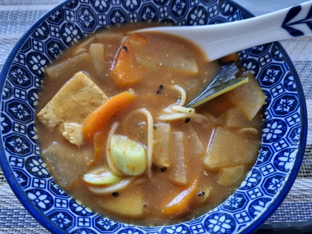 味噌汁をリメイク☆味噌ラーメン
