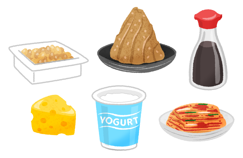 発酵食品の無料イラストフリーイラスト素材集 ジャパクリップ