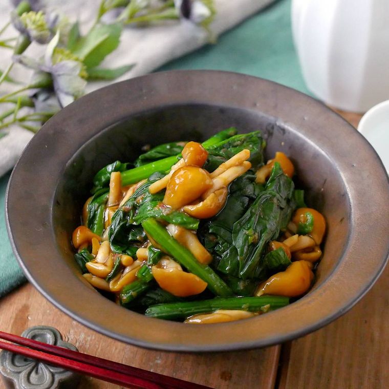 まぜるだけ！味付けもやしと水菜の和え物 by アフロなハニィクックパッド簡単おいしいみんなのレシピが392万品