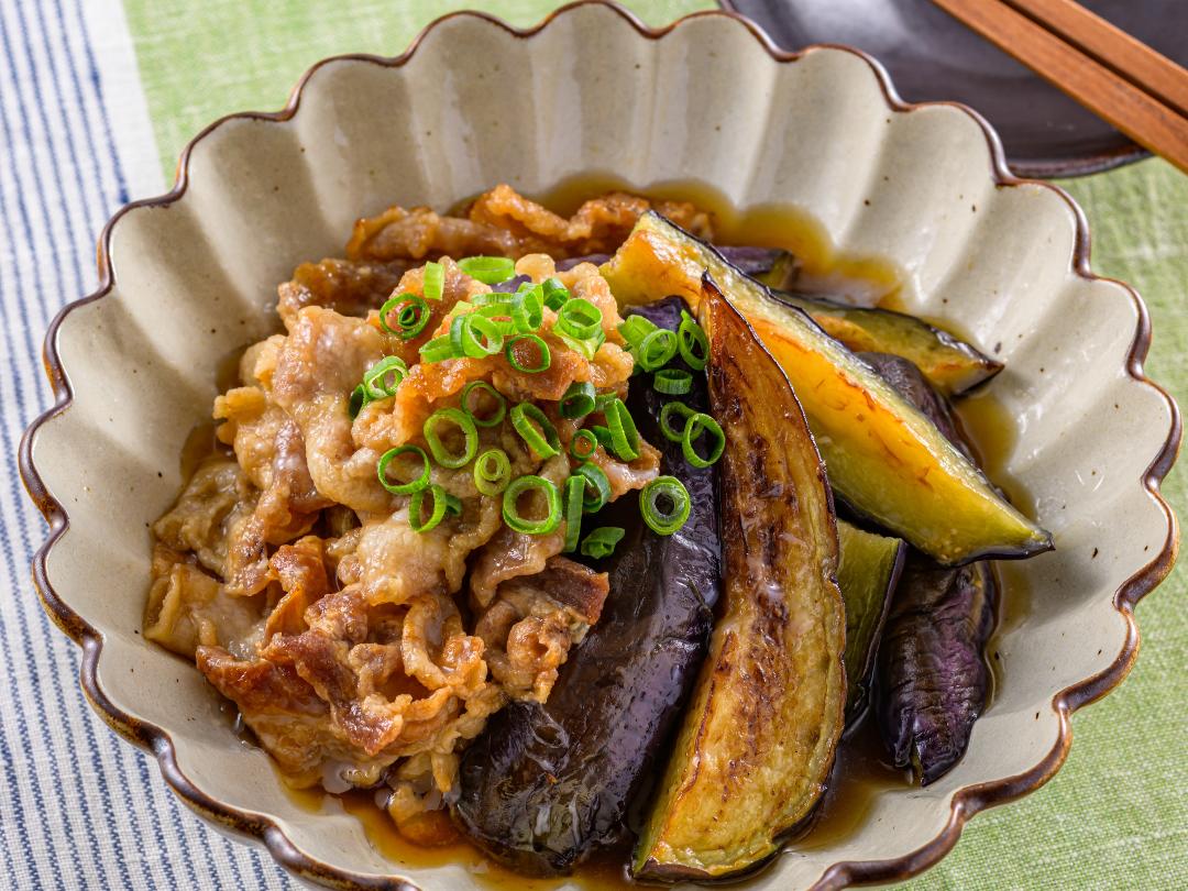 揚げなすと豚肉のさっと煮だいどこログ 生協パルシステムのレシピサイト