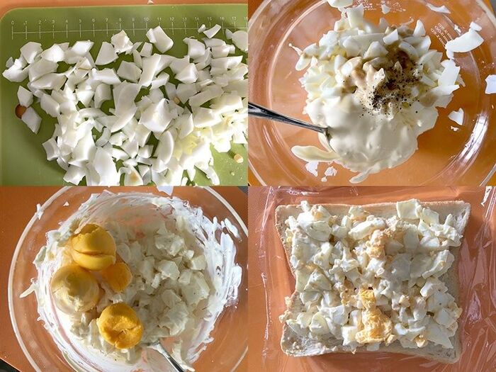 ふわふわ卵のサンドイッチ