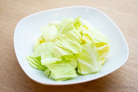 焼きそばキャベツの切り方TikTok