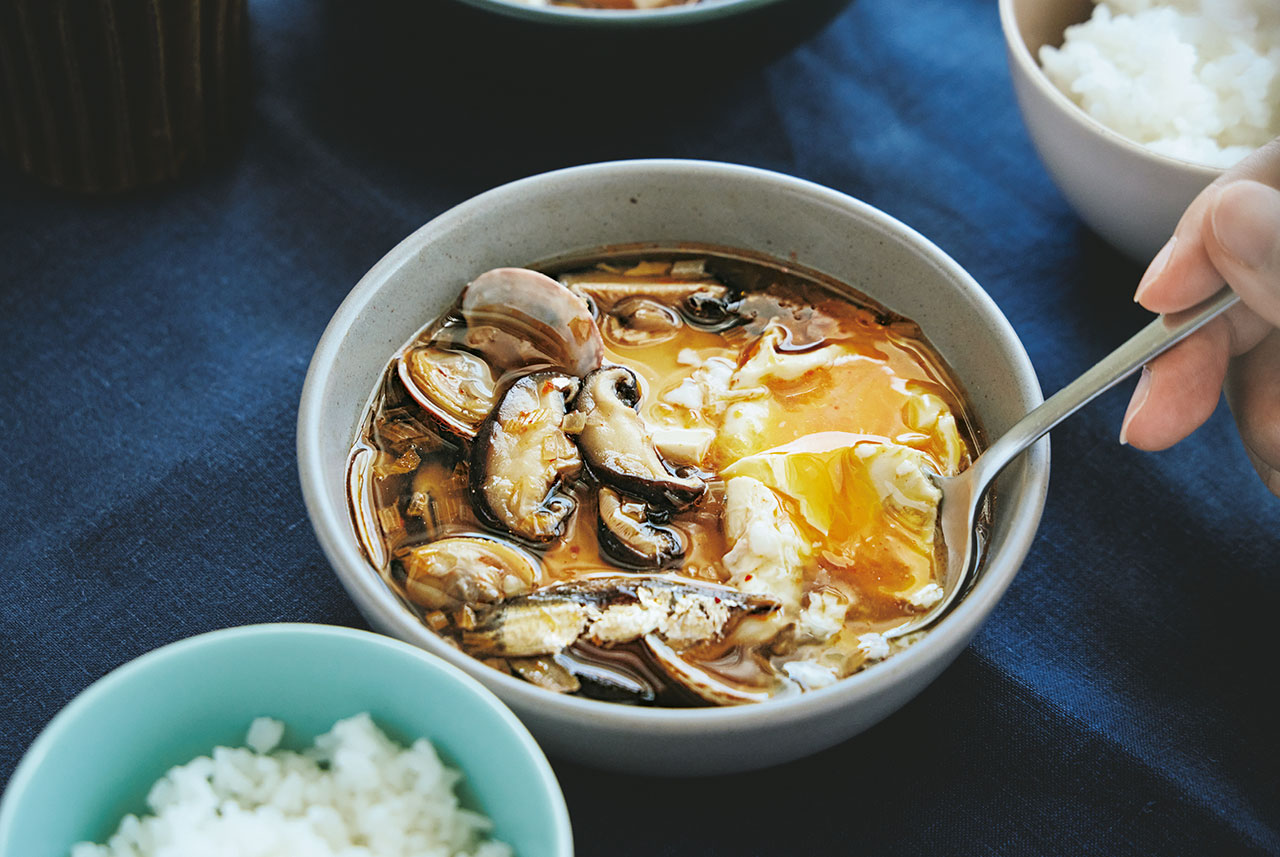 卵ポン~「スンドゥブチゲ」♪