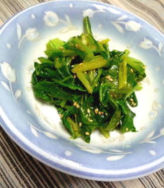 和食の基本 ほうれん草の胡麻和え