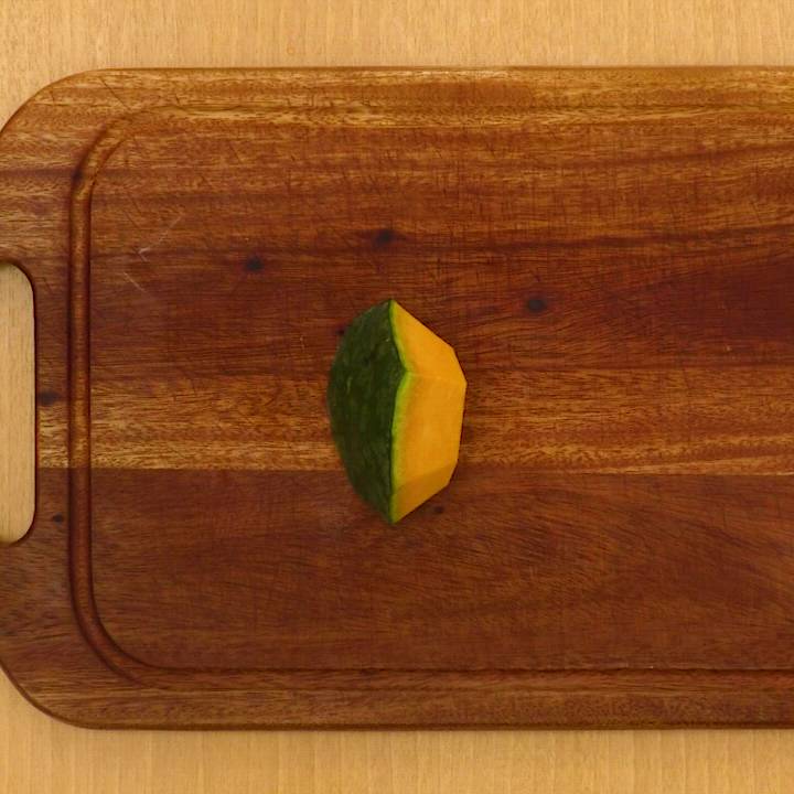 南瓜 カボチャ で木の葉切りPumpkinLeaf