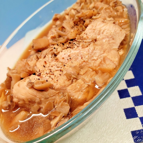 雪国まいたけと蒸し鶏のサラダ素麵ユキグニファクトリー株式会社