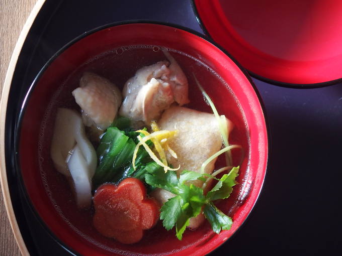 三つ葉香る 昆布出汁のお雑煮