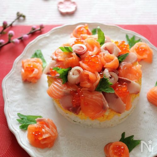 基本からアレンジまで！思わずつくりたくなる「ちらし寿司 ケーキ」のレシピ集クックパッド